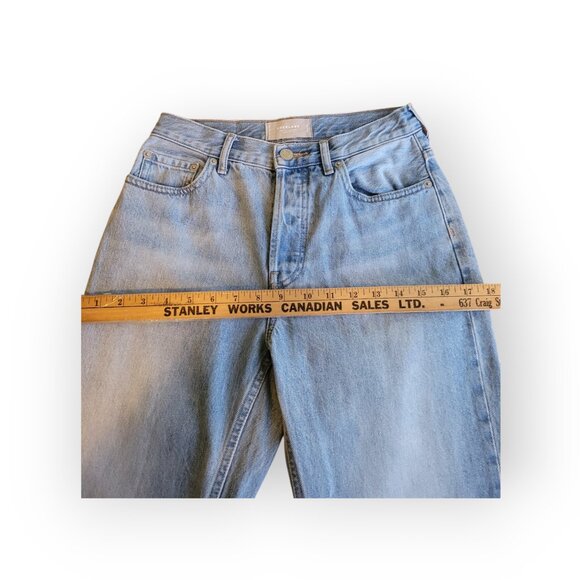 Everlane lightwash 90s Cheeky Jean sunbleached blue organic cotton size 25 ankle - Picture 11 of 12